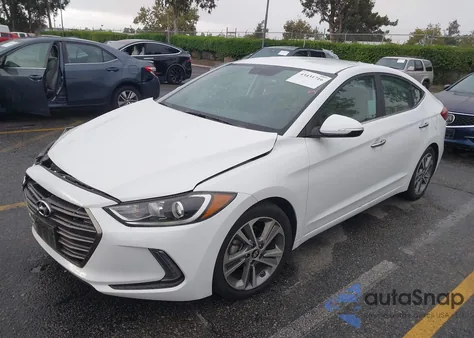 2017 Hyundai Elantra Limited z USA, uszkodzony, nr VIN 5NPD84LF5HH052515